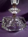 Crystal Glass Table or Boudoir Lamp, Working, Late