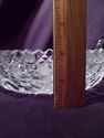 Large Cut Crystal Double-Handled Nut/Candy Dish, F