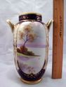 Early Noritake Morimura Two-Handled Porcelain Vase