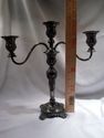 Pair of Marked Wm Rogers & Son Triple Candlesticks