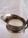 CF Monroe Wave Crest Creamer, Silver-Plate Handle 