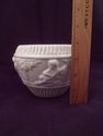 Roseville Donatello Blanc Jardiniere, Flower Pot, 