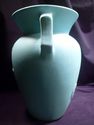 Large Monmouth Handled Vase, Robins Egg Blue Satin