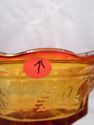 Rare Northwood EAPG Amberina Footed and Covered Je