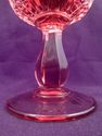 Early Vintage Fenton Cranberry Compote, Coin Dot, 