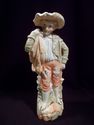 Antique Pair of German Bisque Porcelain Figurines,