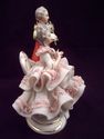 Dresden Figurine Courting Couple, Marked Porcelain