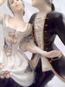 Royal Dux Courting Couple Figurine, Marked, Labele