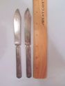 Eight Vintage Silver-Plate Butter Spreader Knives,