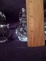 Set of 6 Crystal Animal Figurines: Rabbit, 2 Eleph