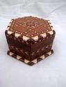 Moroccan Marquetry Dresser, Compact Box, Vintage 1