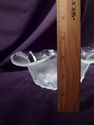 Mikasa Clear Crystal Bowl with Petal Rim, Frosted,