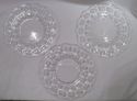 Eclectic Collection 9 Depression Glass Plates, By 