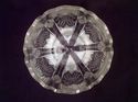Rare Marked Heavy Libbey Cut Crystal Bowl, Panels,