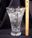 Beautiful Cut Crystal Vase, Very Heavy, Hobstars, 