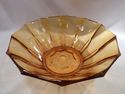 Six Vintage Mid-Century Amber Dishes, Bowls, Ancho