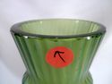 Antique Austrian Iridescent Green Glass Vase, circ