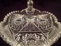 American Brilliant Period Cut Crystal Handled Napp