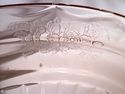 Collection Pink Depression Glass, c 1930's, Platte