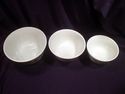 Set of 3 Capri Stoneware Mixing Bowls, Japan, Vint