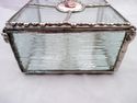 Rare Hand-Made Lidded Limoges Leaded Art Glass Dre