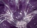 Rare Large French Clear Crystal Floral Centerpiece