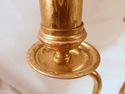 Vintage Brass 3-Bulb Lamp, Tall, Over 7 Lbs, Worki