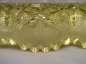 Brilliant Vaseline, Uranium Glass Serving Dish, La