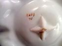 Antique Porcelain Six-Well Oyster Plate, 1880's, B