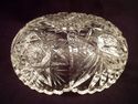 American Brilliant Period Cut Crystal Low Bowl, An