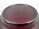 Exceptional Large French Ruby Red Glass Bowl, 10" 