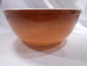 Three Corning Pyrex Mixing Bowls, Brown, Marked, V