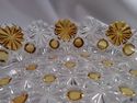 Antique 19th Century Low Serving Bowl, Daisy and B