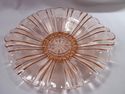 Collection Pink Depression Glass, c 1930's, Platte