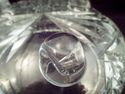 American Brilliant Period Cut Crystal Snail-Footed