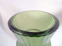 Antique Austrian Iridescent Green Glass Vase, circ