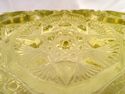 Brilliant Vaseline, Uranium Glass Serving Dish, La