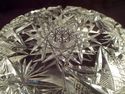 American Brilliant Period Cut Crystal Low Bowl, An