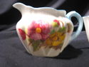  Vintage Shelley Creamer and Sugar Set, Marked, Be