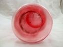 Two Fenton Cranberry Melon Hand-Made Art Glass Pit