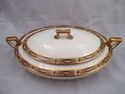 Vintage Lidded Vegetable Server, Homer Laughlin, M