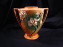 Roseville "Magnolia" Double-Handled Vase, Marked 9