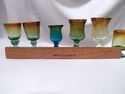 12 Various Footed Cordial, Shot, Tequila Glasses, 