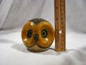 Vintage Hand Carved Marble Owl Paperweight