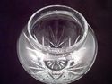 Marked Lenox Crystal Vase, Cut Blades, Windows, Ex