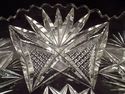 American Brilliant Period Cut Crystal Low Bowl, An