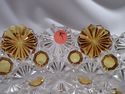 Antique 19th Century Low Serving Bowl, Daisy and B