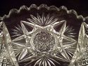 American Brilliant Period Cut Crystal Low Bowl, An