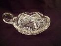 American Brilliant Period Cut Crystal Handled Napp