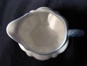 Shelley Blue Rock #13691 Footed Cream Pitcher/Crea